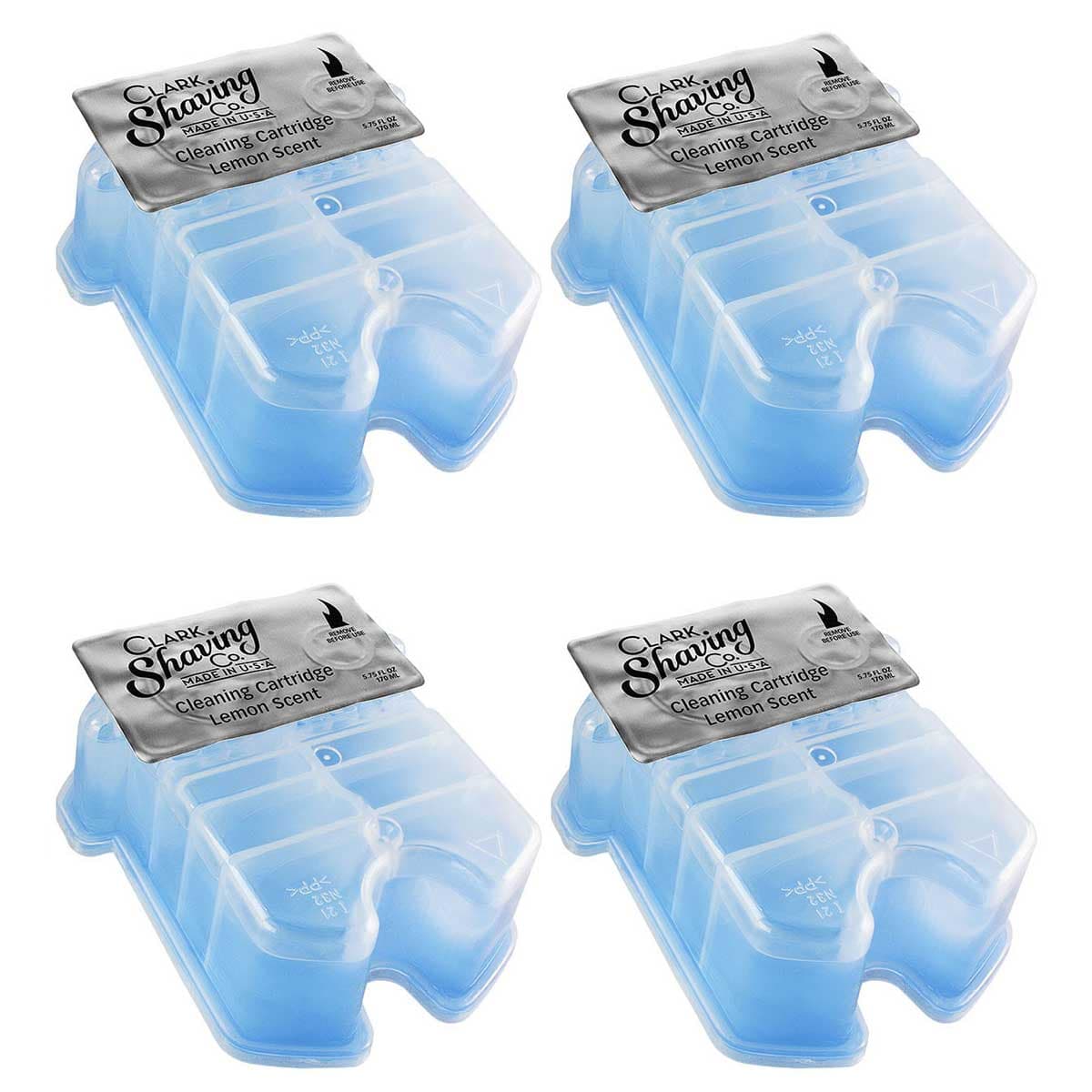 Clark Shaving Co. Refill Cartridges for Braun Clean & Renew CCR, 4-Pack